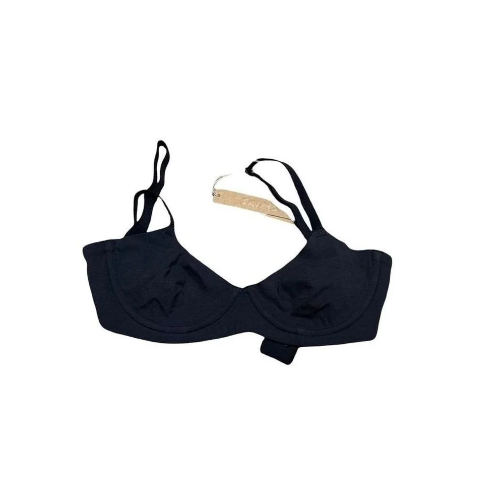 Skims Fits‎ Everybody Unlined Demi Bra - NWOT - Black - 38ddd